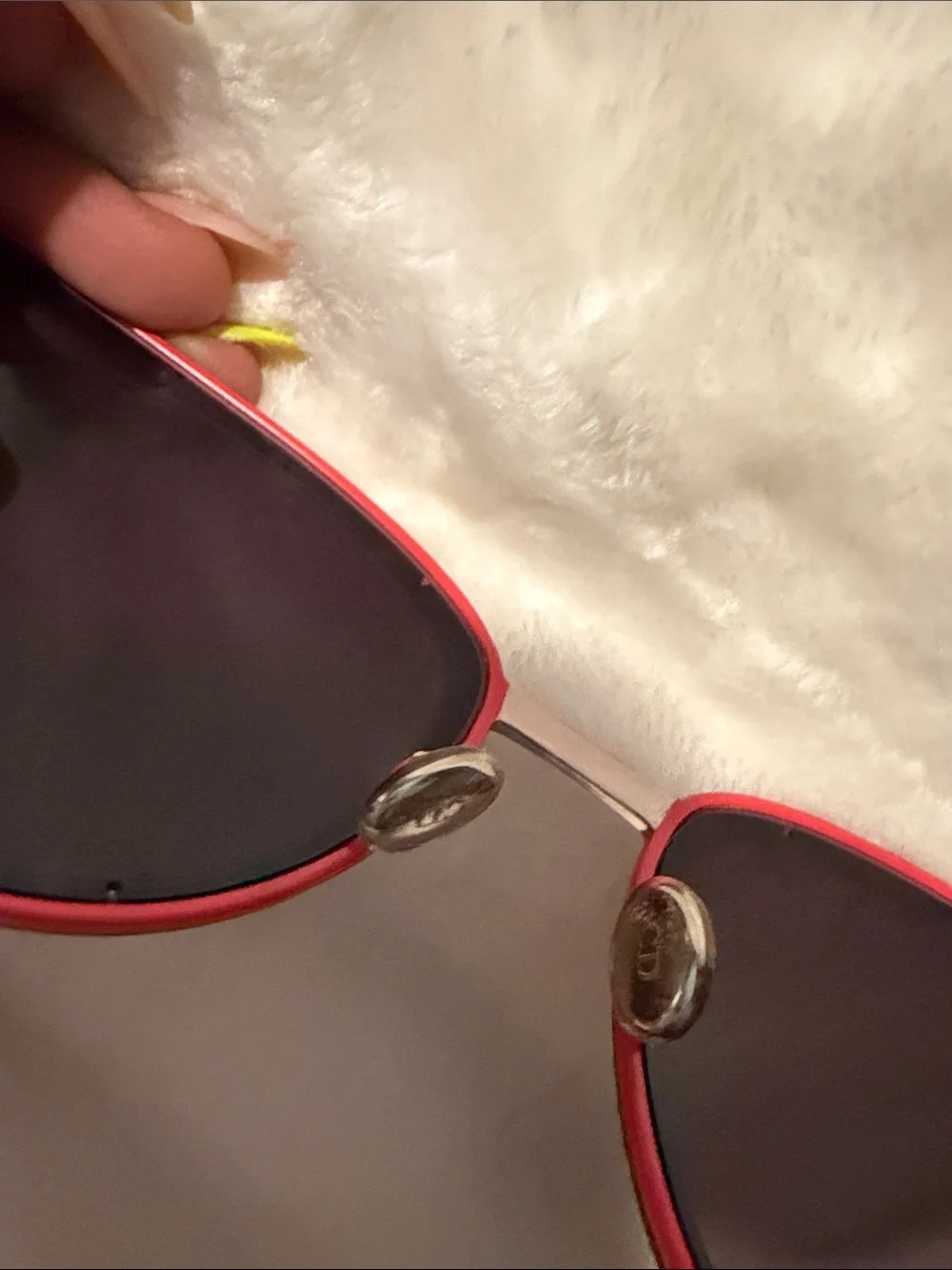 Christian Dior Sculpt Pink Cat Eye Sunglasses w/ Box, Case & Cloth